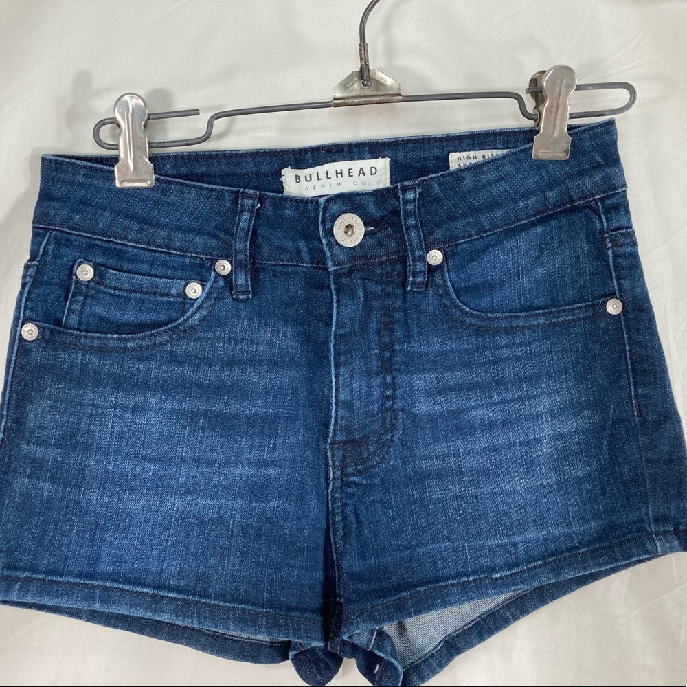 High Rise Jean Shorts